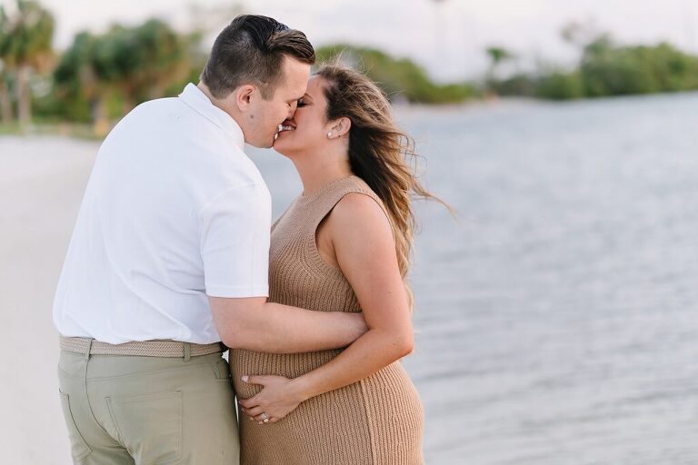 South Tampa beach maternity photography